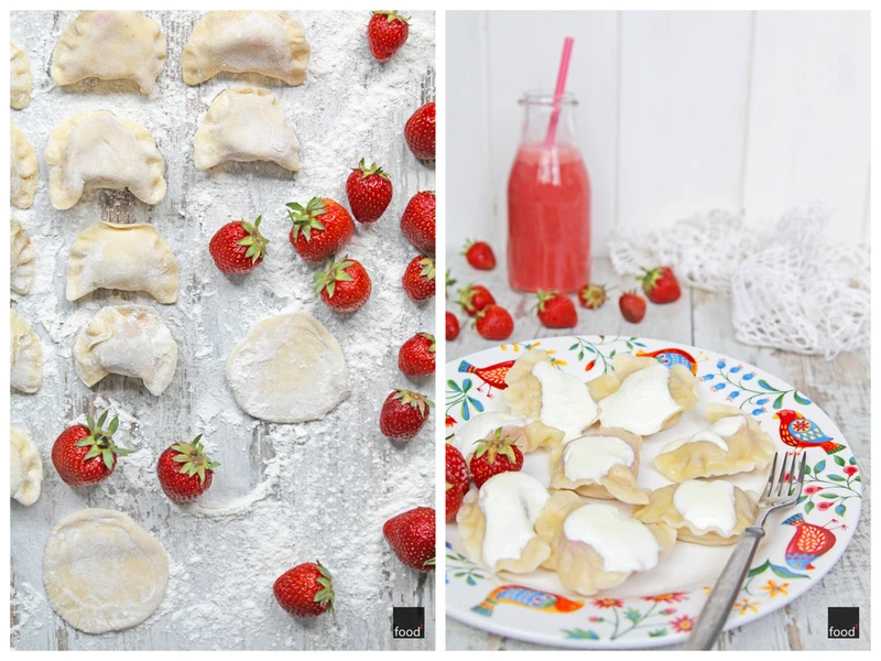 Pierogi z truskawkami