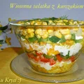 Sałatka z kurczakiem z curry