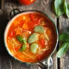 Minestrone z bobem