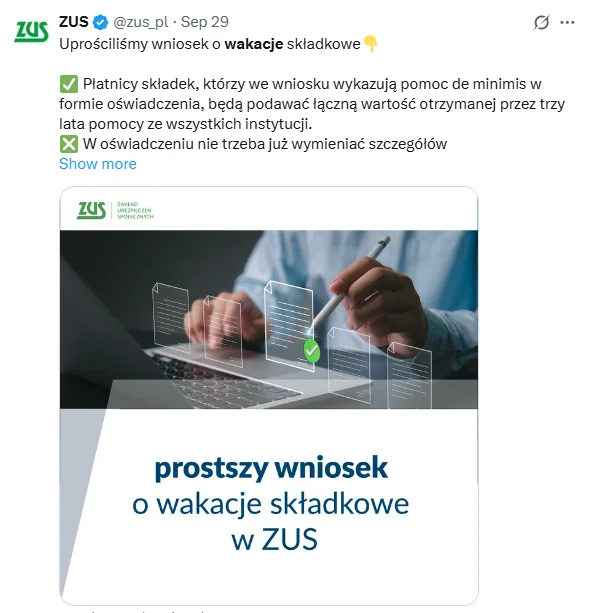Zdjęcie 1700 zł oszczędności dla osób z działalnością gospodarczą! To ostatni dzwonek na złożenie wniosku #1