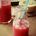 Orzeźwiający koktajl arbuzowo - melonowy
