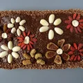 Lekki mazurek amarantusowo-bananowo-karobowy