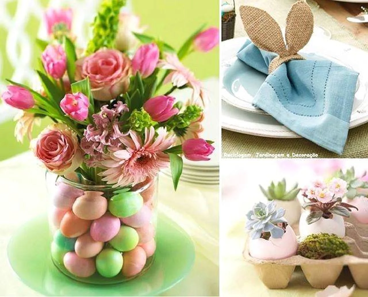 Wielkanocne dekoracje na stół