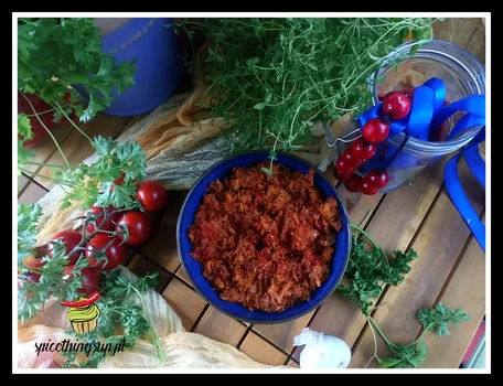 Pasta rybna z czerwonym ryżem