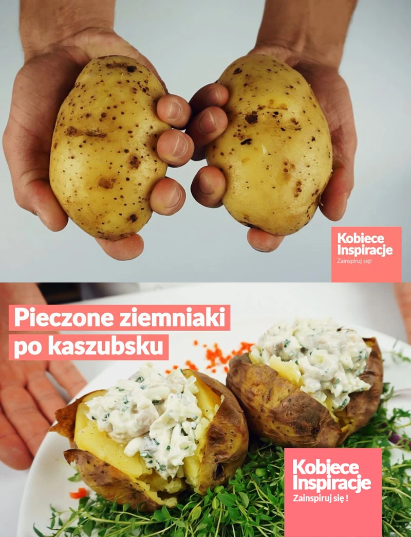 Pieczone ziemniaczki po kaszubsku