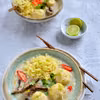 KOKOSOWA ZUPA Z PULPECIKAMI RYBNYMI, MAKARONEM CHOW MEIN I LIMONKĄ!