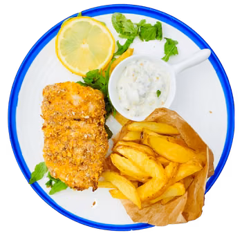 Pieczone fish and chips - Niedzielny kucharz