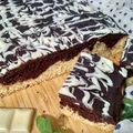 Ciasto ucierane z polewą czekoladową