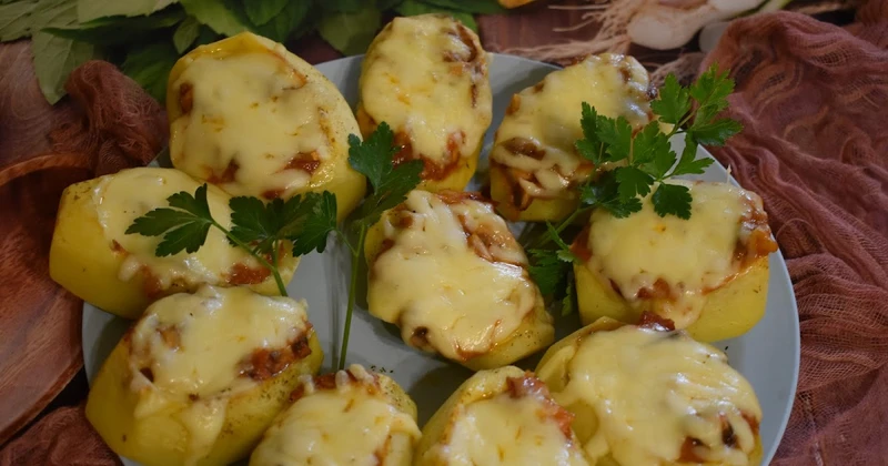 Pieczone ziemniaki Polonezy