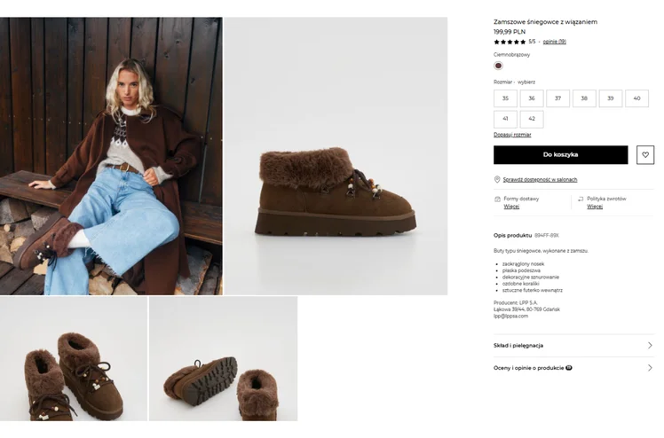 Zdjęcie Te śniegowce z Reserved robią furorę wśród Polek! Mega wygodne i ciepłe, a wygląd przyciąga wzrok #2