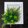 Ramka z roślinami DIY