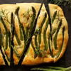 Focaccia ze szparagami