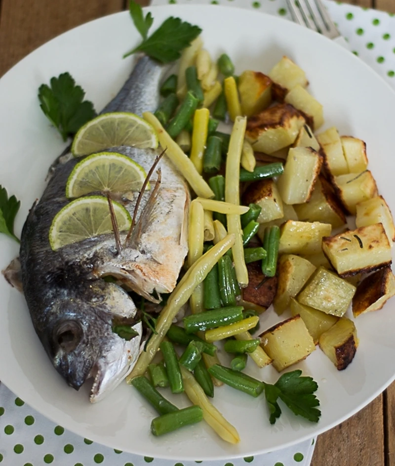 Dorada pieczona