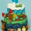 Torcik z Angry Birds
