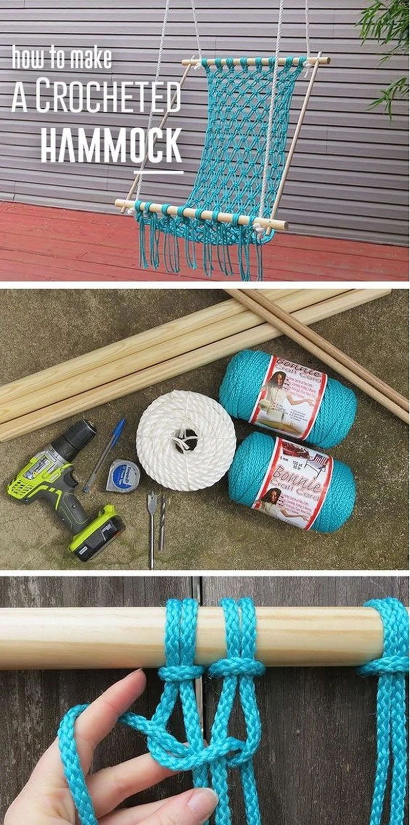 DIY- huśtawka do ogrodu