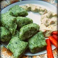 Zielone kopytka szpinakowe