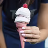 Lody malinowe