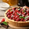 Tarta z malinami