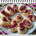 Mini ciasteczka z ciasta francuskiego