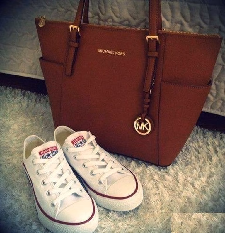 Cudne Converse i torebka