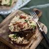 Grillowane pieczarki faszerowane kuskusem