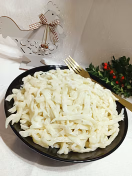 Makaron domowy z mąki krupczatki