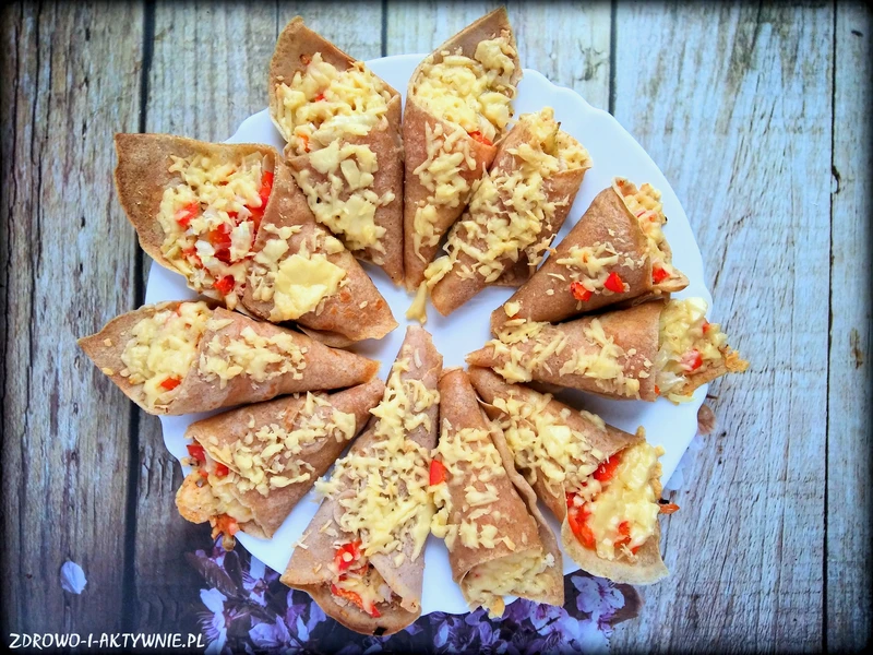 Zapiekane mini tortille