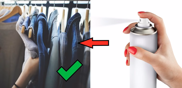 Twoje ciuchy będą jak nowe! Potrzebujesz jedynie... lakieru do włosów!