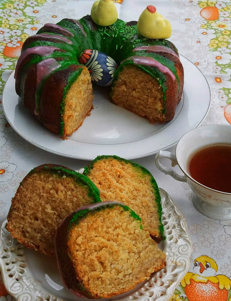 babka bananowa ponczowana rumem