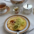 poranny omlet z owocami
