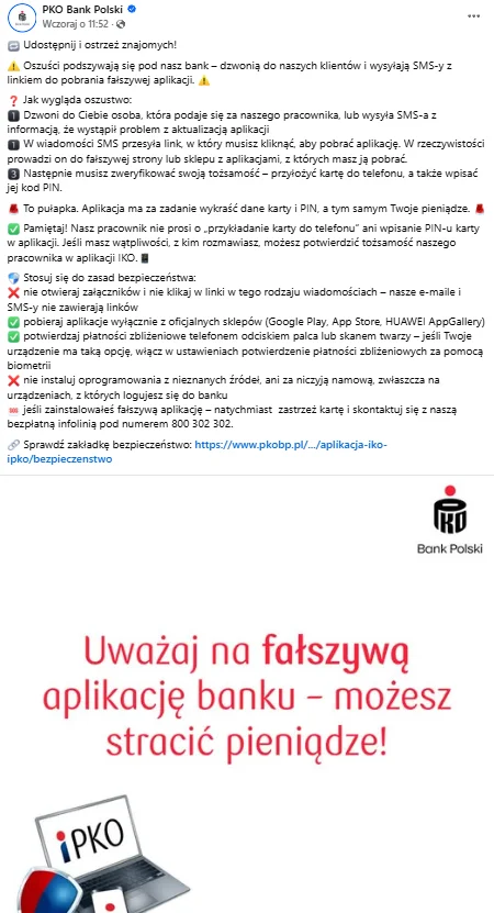 Zdjęcie PILNY komunikat popularnego banku! Ostrzeżenie dla wszystkich klientów: "To pułapka" #1