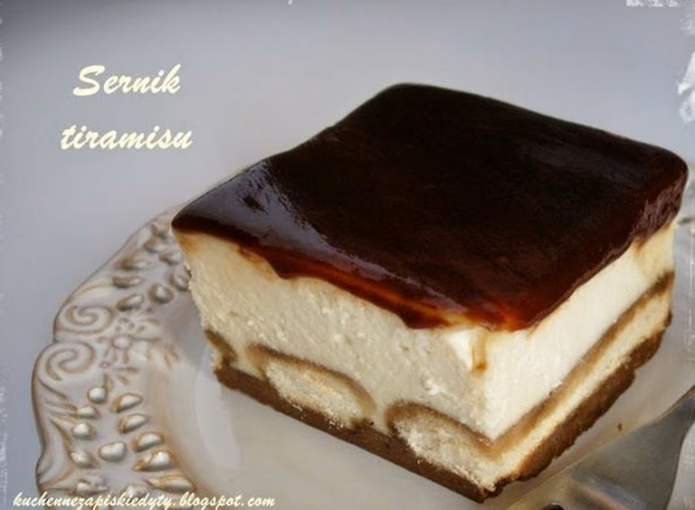 Pieczony sernik tiramisu