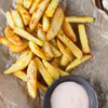 Pieczone frytki z czosnkiem i oregano