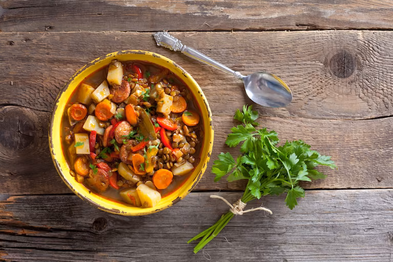 Zupa z soczewicy z chorizo – Lentejas. Krok po kroku.