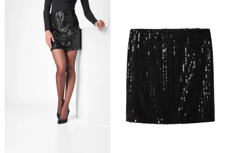 Zdjęcie Ta spódniczka z cekinami z Lidla za 39,99 zł to pewniak na Święta i Sylwestra ! Wygląd jak milion dolarów i każdy spojrzy z zachwytem #3