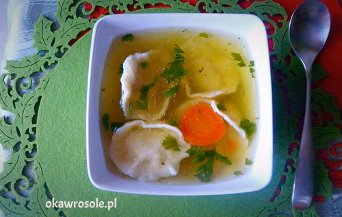 Rosół z kołdunami