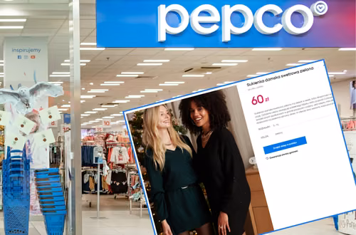 Ta sweterkowa sukienka z Pepco za 60 zł zrobi efekt wow na Święta! Modny dekolt, zero skrępowanych ruchów i błysk, ale bez tandety