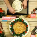 Zakręcone ciasto francuskie z kurczakiem