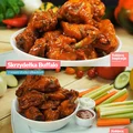 Skrzydełka Buffalo z sosem słodko-pikantnym