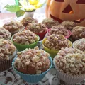 Szarlotkowe muffinki ze słonecznikową kruszonką-pyszne i wilgotne