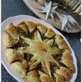 CIASTO FRANCUSKIE W KSZTAŁCIE ŚNIEŻYNEK Z FARSZEM