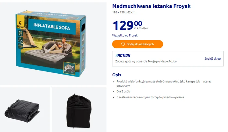 Zdjęcie Planujesz majówkę pod chmurką?! Wypróbuj wielofunkcyjny hit z Action za 129 zł, który zabierzesz wszędzie! #1