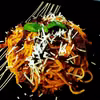 Fit spaghetti w sosie z pieczonej papryki