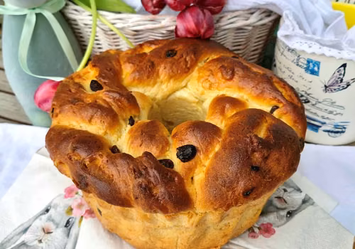 Babka drożdżowa na krupczatce