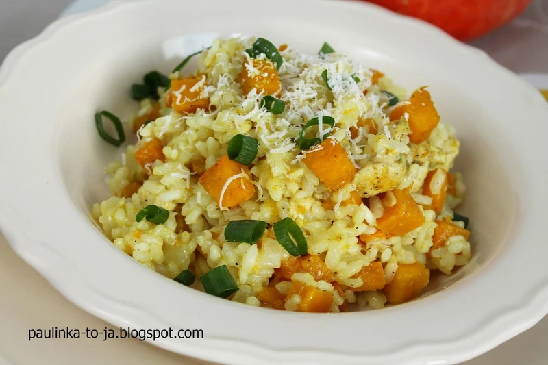 Risotto z kurczakiem i dynią