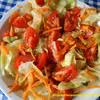 Surówka z sałaty lodowej - 130 kcal