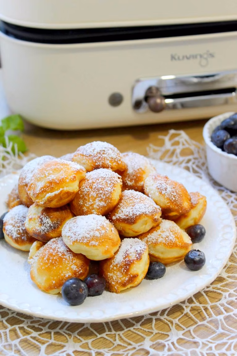 Mini fit pączki na jogurcie | Słodkie okruszki