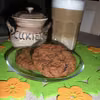 Ciasteczka owsiane jak z cukierni "Sowa" + pyszna kawa Latte.
