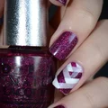 fioletowe paznokietki