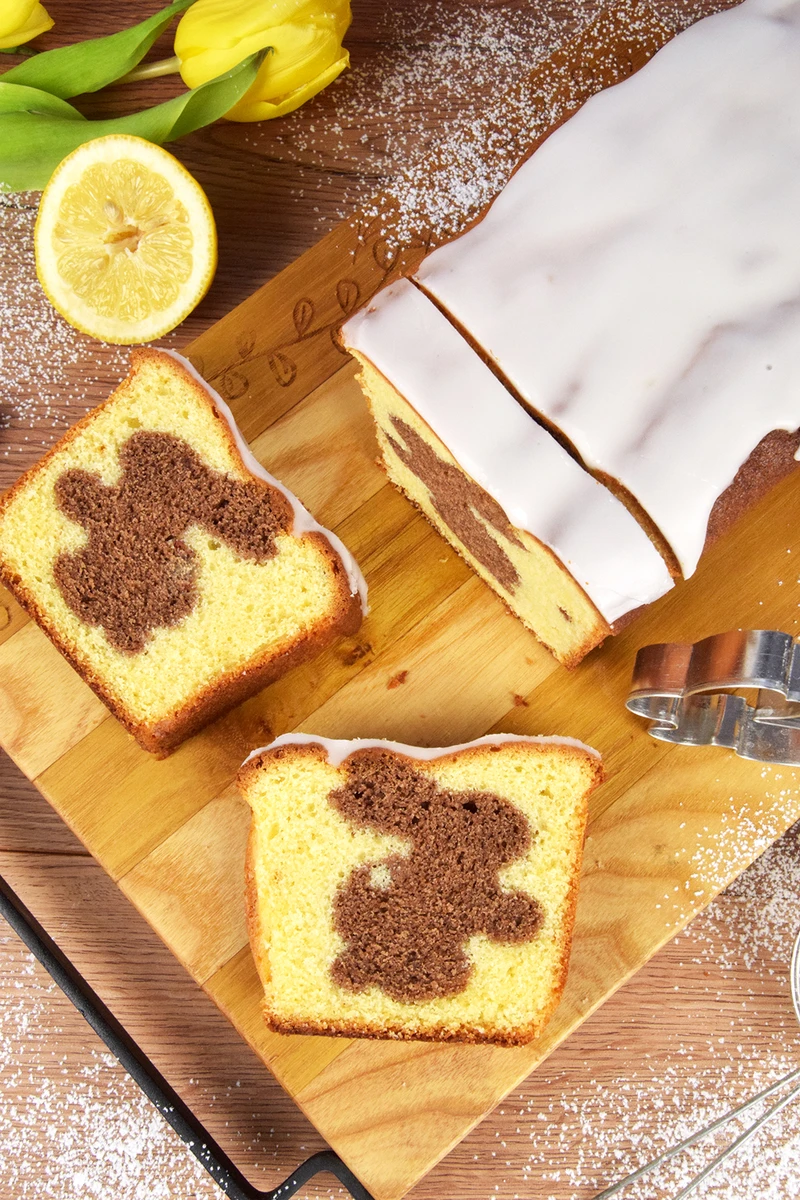 Wielkanocna babka cytrynowa z zajączkiem!